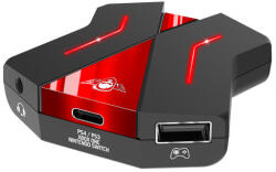 Spirit of Gamer Egér/Billentyűzet adapter konzolokhoz - SOG-CONV2 (Audio, 3x USB-A, 2x USB-C, Nintendo/PS4/PS3/Xbox One) (SOG-CONV2) - bstrade