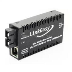 LINKEASY Mini gigabit ethernet média konverter, SC, MM 1310nm, 2km (MMC-GE-MMX-SC) (MMC-GE-MMX-SC)