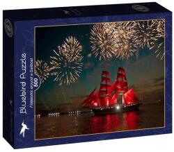 Bluebird Puzzle 500 db-os puzzle - Fireworks around a Sailboat (90106)