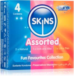 Skins Assorted óvszerek mix Vanilla 4 db