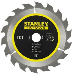 STANLEY - Panza fierastrau circular TCT FatMax, 160x20mm, 18 dinti [STA15320-XJ] (STA15320-XJ)