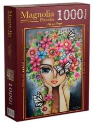 Magnolia 1000 db-os puzzle - Lady with Flowers - Romi Lerda Special Edition (1707) (1707)