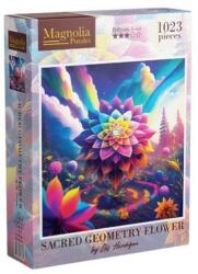 Magnolia 1023 db-os Square puzzle - Sacred Geometry Flower - Elif Hürdogan Special Edition (8612) (8612)