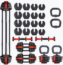 HMS SGR18 Pro 3W1 41 kg-os súlykészlet fekete