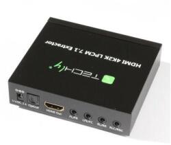 TECHLY IDATA HDMI-EA74K audió konverter Fekete (IDATA-HDMI-EA74K) (IDATA-HDMI-EA74K)