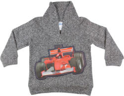 Asti Fiú galléros kötött pulóver Versenyautó mintával