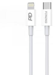 FONENG X31 USB-C - Lightning töltőkábel 1m fehér