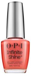 OPI Infinite Shine Gel-Like Lacquer lac de unghii cu efect de gel Megawatt Hot 15 ml