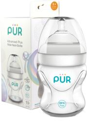 PUR BABY Biberon Advanced cu gura larga, 150ml, PUR