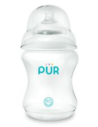 PUR BABY Biberon Comfort cu gura larga, 250ml, PUR