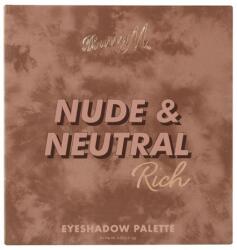 Barry M Nude & Neutral Rich erősen pigmentált szemhéjfesték paletta 13.5 g