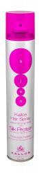 Kallos Cosmetics KJMN Silk Protein extra erős tartású hajlakk 500 ml nőknek