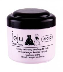 Ziaja Jeju Black Sugar Body Scrub fekete cukros bőrradír fiatal bőrre 200 ml nőknek