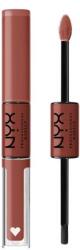 NYX Cosmetics Shine Loud magasfényű kétlépcsős ajakrúzs 3.4 ml árnyék 04 Life Goals