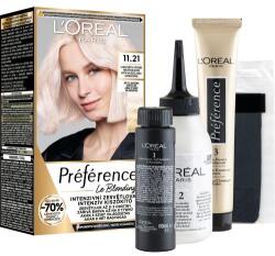 L'Oréal Préférence Le Blonding intenzív hajszőkítő árnyék 11.21 Ultra Light Cold Pearl Blonde nőknek