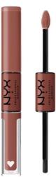 NYX Cosmetics Shine Loud magasfényű kétlépcsős ajakrúzs 3.4 ml árnyék 03 Ambition Statement