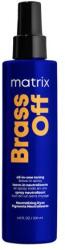 Matrix Brass Off All-In-One Toning Leave-In Spray öblítsét nem igénylő hajspray a nem kívánt réz altónusok semlegesítésére 200 ml nőknek