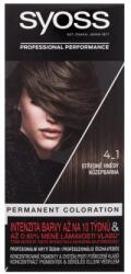 Syoss Permanent Coloration tartós hajfesték 50 ml árnyék 4-1 Medium Brown nőknek