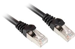 Sharkoon S/FTP CAT7a Patch Kábel - 10 m, Fekete