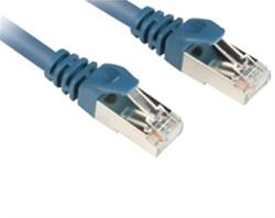 Sharkoon S/FTP CAT7a Patch Kábel - 10 m, Kék