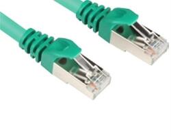 Sharkoon S/FTP CAT7a Patch Kábel - 3 m, Zöld