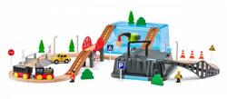 Woodyland Set tren Woody în cutie - Set pentru minerit, 54 buc (OLP102193069) Trenulet