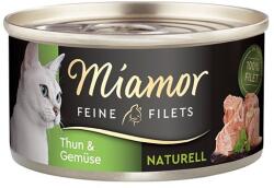 Miamor Feine Filets Naturell tonhal és zöldségek 12 x 80 g