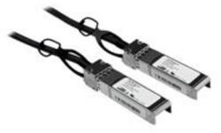 StarTech SFPCMM1M Twinax 10 GbE Patch Kábel - SFP+, 1 m, Fekete