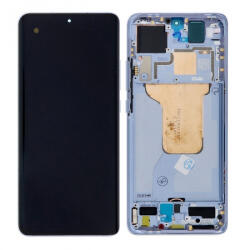 Xiaomi 12, 12X előlap keret, lcd kijelző és érintőpanel, kék (gyári)