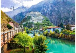 Bluebird Puzzle 90416 - Fort of Bard, Italy - 500 db-os puzzle (90416)