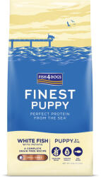 Fish4Dogs Kis szemcsés kutyatáp kölyökkutyáknak Finest fehér hal burgonyával 6 kg, 2h+