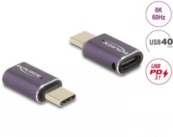 Delock Adaptor USB 4 type C PD 3.1 240W 8K60Hz/4K144Hz T-M, Delock 60286 (60286)