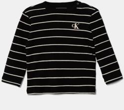 Calvin Klein baba hosszú ujjú fekete, mintás, IN0IN00223 - fekete 74