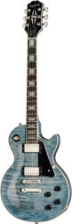 Epiphone Les Paul Custom Figured Transparent Blue elektromos gitár