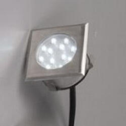 Anco Szupervékony beépíthető szögletes lámpa 12LED IP67 25911 - Készlet erejéig! ! ! (25911)