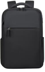 Dollcini Laptop hátizsák, alkalmas 15, 6 hüvelykes laptophoz, vízálló campus hátizsák, alkalmas munkára, kültérre, utazásra, kempingezésre - Fekete (440205)
