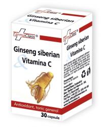 FarmaClass Ginseng Siberian cu Vitamina C Farma Class 30cps