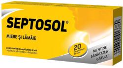 Biofarm Septosol cu Miere si Lamaie Herbaflu 20 comprimate Biofarm