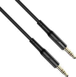 DeTech Аудио кабел DeTech DE-11AUX, 3.5mm жак, М/М, 1.0м, Черен - 40277 (40277)