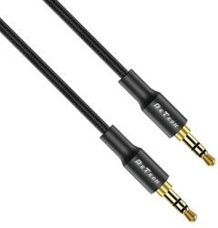 DeTech Аудио кабел DeTech DE-31AUX, 3.5mm жак, М/М, 1.0м, Черен - 40274 (40274)
