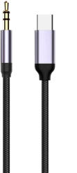 DeTech Кабел DeTech, USB-C - 3.5mm (М), 1.0m, Черен - 18391 (18391)