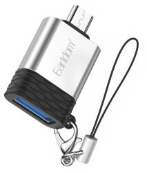 Earldom Преходник Earldom ET-OT66, USB F към Micro USB, OTG, Сребрист - 40208 (40208)