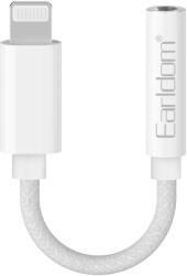 Earldom Преходник Earldom ET-OT68 Lightning към 3.5mm F, 0.12m, Бял - 40368 (40368)