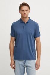 Tommy Hilfiger pamut póló sötétkék, sima - sötétkék M - answear - 26 990 Ft