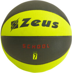  Zeus Basket School kosárlabda / fekete neon sárga