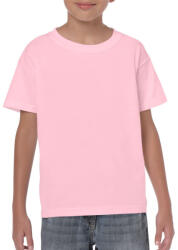 Gildan Kereknyakú rövid ujjú gyerekpóló, Gildan GIB5000, Light Pink-L (giB5000lp-l)