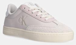 Calvin Klein bőr sportcipő CLASSIC CUPSOLE LOW MG MIX bézs, YW0YW01611 - rózsaszín Női 41