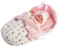 Llorens 73884 New born момиченце - реалистична кукла бебе с цяло винилово тяло (4-73884)