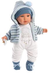 Llorens 42405 BABY ENZO - реалистична кукла със звуци и меко текстилно тяло - 42 см (4-42405)