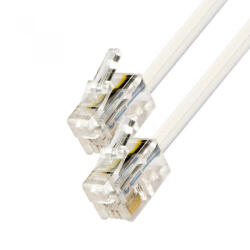 USE T 5-10WH/X Telefoncsatlakozó kábel, 6P4C, dugó-dugó, 10m ( T 5-10WH/X ) (T 5-10WH/X)